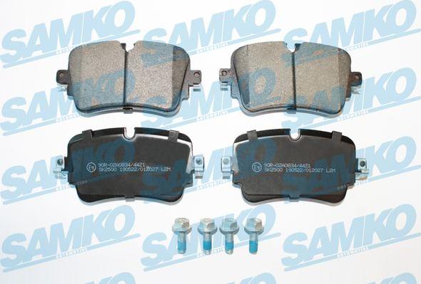 Samko 5SP2027 - Комплект гальмівних накладок, дискове гальмо autodetail.com.ua