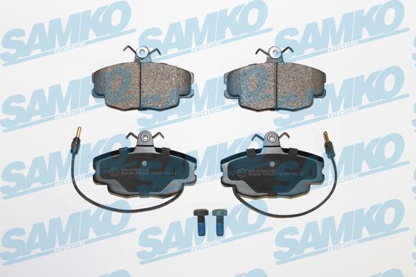 Samko 5SP220 - Комплект гальмівних накладок, дискове гальмо autodetail.com.ua