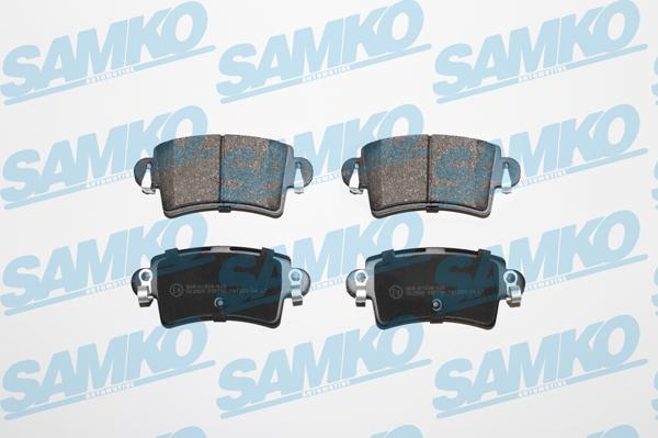 Samko 5SP791 - Комплект гальмівних накладок, дискове гальмо autodetail.com.ua
