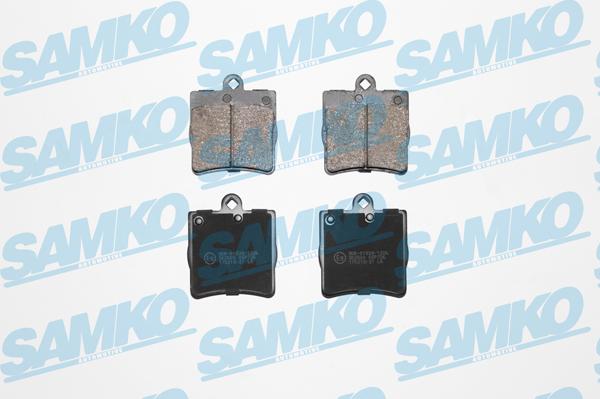 Samko 5SP726 - Комплект гальмівних накладок, дискове гальмо autodetail.com.ua