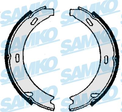 Samko 86870 - Комплект гальмівних колодок autodetail.com.ua