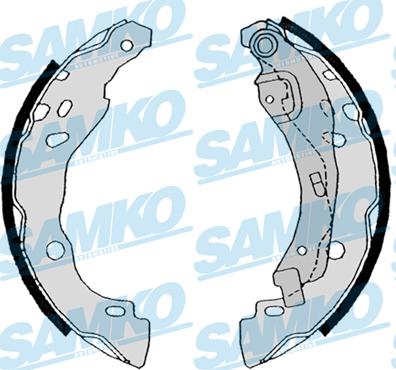 Samko 88630 - Комплект гальмівних колодок autodetail.com.ua