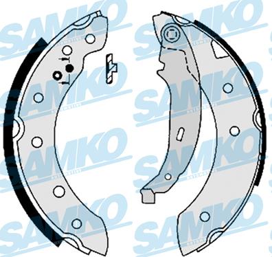 Samko 87130 - Комплект гальмівних колодок autodetail.com.ua