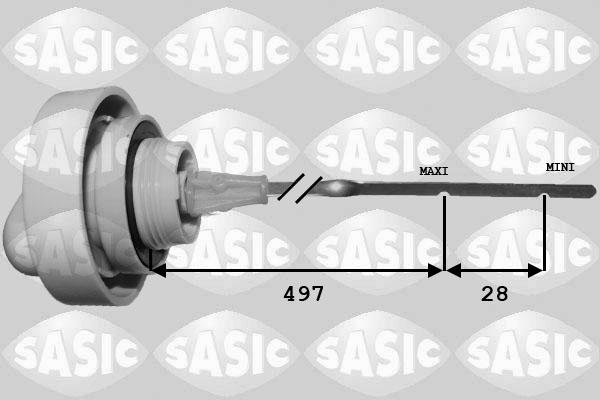 Sasic 1944002 - Оливний щуп autodetail.com.ua