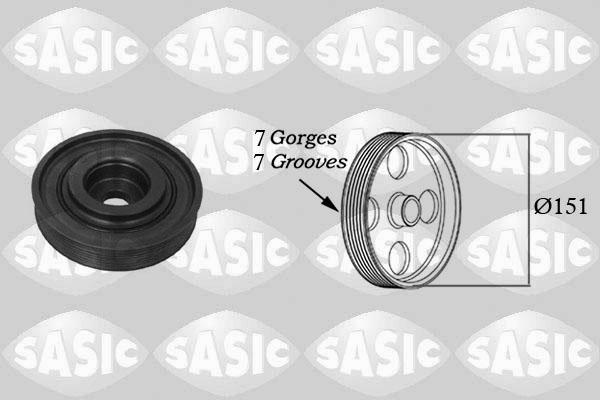 Sasic 2154009 - Шків, колінчатий вал autodetail.com.ua