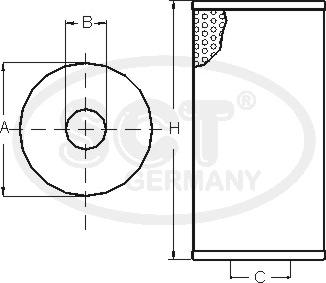SCT-MANNOL SH 4796 L - Оливний фільтр autodetail.com.ua