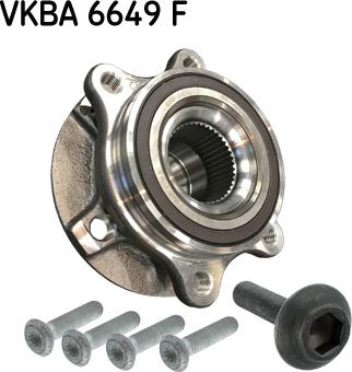 SKF VKBA 6649 F - Комплект колісних підшипників autodetail.com.ua