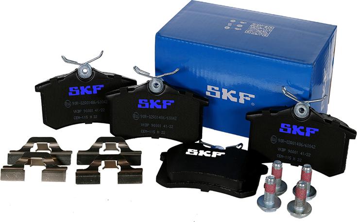 SKF VKBP 90001 - Комплект гальмівних накладок, дискове гальмо autodetail.com.ua