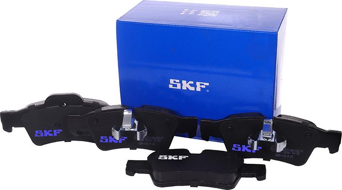 SKF VKBP 90361 - Комплект гальмівних накладок, дискове гальмо autodetail.com.ua