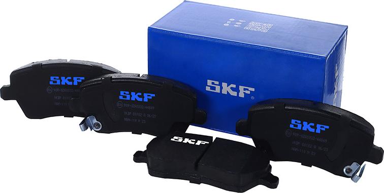 SKF VKBP 80182 A - Комплект гальмівних накладок, дискове гальмо autodetail.com.ua