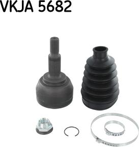SKF VKJA 5682 - Комплект шарнірів, приводний вал autodetail.com.ua