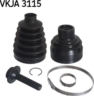 SKF VKJA 3115 - Комплект шарнірів, приводний вал autodetail.com.ua