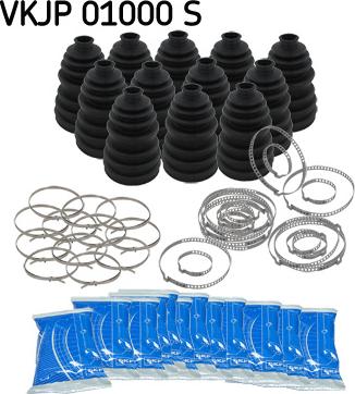 SKF VKJP 01000 S - Гофрований кожух, приводний вал autodetail.com.ua