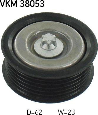 SKF VKM 38053 - Відвідний/напрямний ролик, поліклиновий ремінь autodetail.com.ua