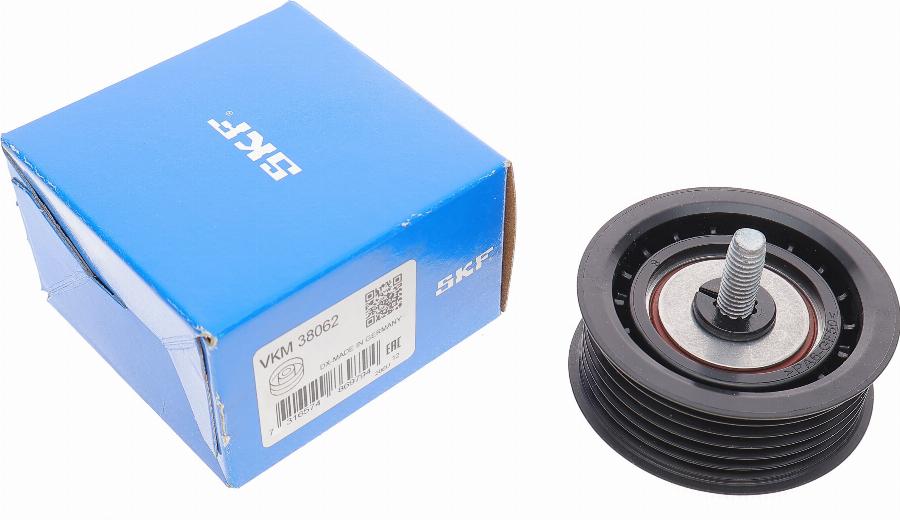 SKF VKM 38062 - Відвідний/напрямний ролик, поліклиновий ремінь autodetail.com.ua