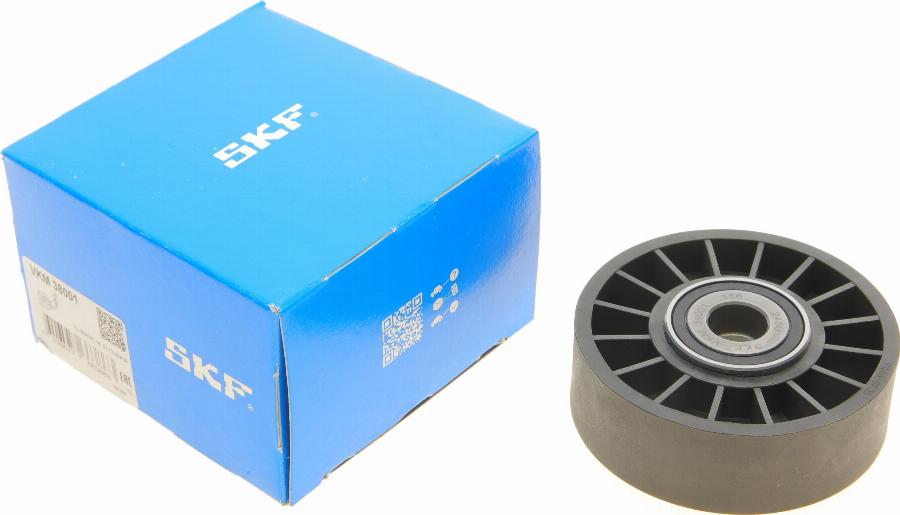 SKF VKM 38001 - Відвідний/напрямний ролик, поліклиновий ремінь autodetail.com.ua