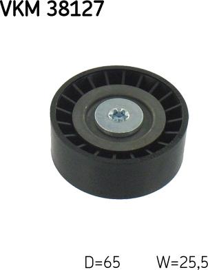 SKF VKM 38127 - Відвідний/напрямний ролик, поліклиновий ремінь autodetail.com.ua
