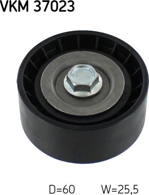 SKF VKM 37023 - Відвідний/напрямний ролик, поліклиновий ремінь autodetail.com.ua