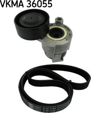 SKF VKMA 36055 - Комплект поліклинових ременів autodetail.com.ua