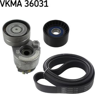 SKF VKMA 36031 - Комплект поліклинових ременів autodetail.com.ua