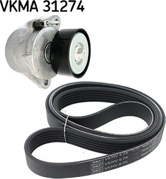 SKF VKMA 31274 - Комплект поліклинових ременів autodetail.com.ua