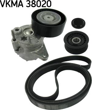 SKF VKMA 38020 - Комплект поліклинових ременів autodetail.com.ua