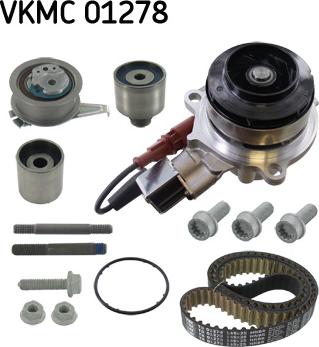 SKF VKMC 01278 - Водяний насос + зубчастий ремінь autodetail.com.ua