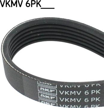 SKF VKMV 6PK2260 - Поліклиновий ремінь autodetail.com.ua