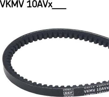 SKF VKMV 10AVx650 - Клиновий ремінь autodetail.com.ua