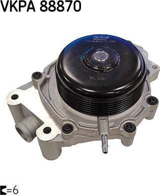 SKF VKPA 88870 - Водяний насос autodetail.com.ua