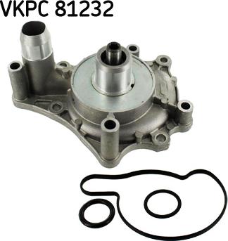 SKF VKPC 81232 - Водяний насос autodetail.com.ua