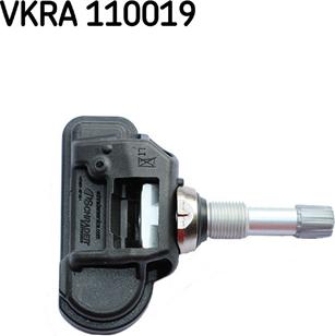 SKF VKRA 110019 - Датчик обертання колеса, система контролю тиску у шинах autodetail.com.ua
