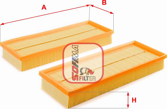 Sofima S 3531 A - Повітряний фільтр autodetail.com.ua