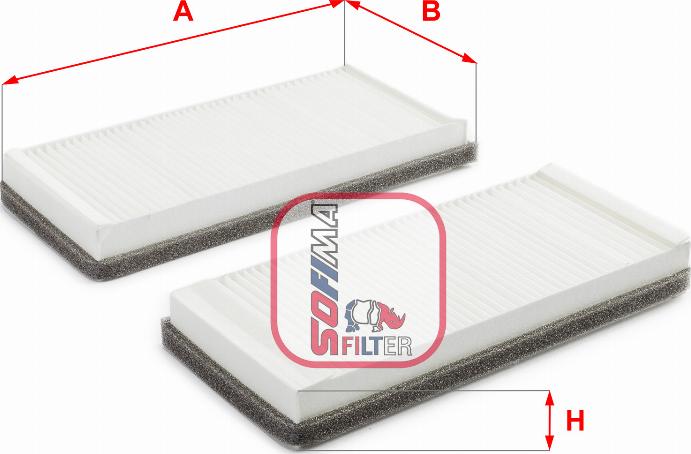 Sofima S 3005 C - Фільтр, повітря у салоні autodetail.com.ua