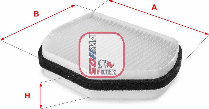 Sofima S 3007 C - Фільтр, повітря у салоні autodetail.com.ua