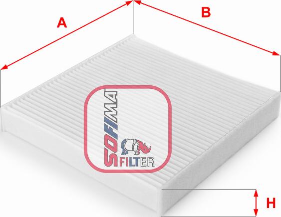 Sofima S 3086 C - Фільтр, повітря у салоні autodetail.com.ua