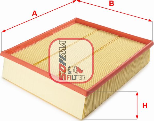 Sofima S 3080 A - Повітряний фільтр autodetail.com.ua
