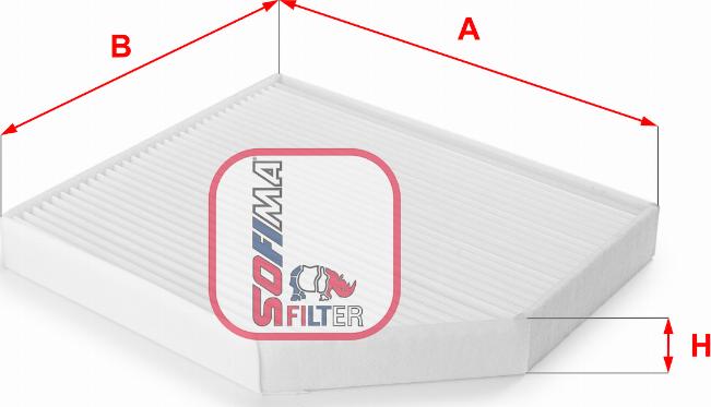 Sofima S 3153 C - Фільтр, повітря у салоні autodetail.com.ua