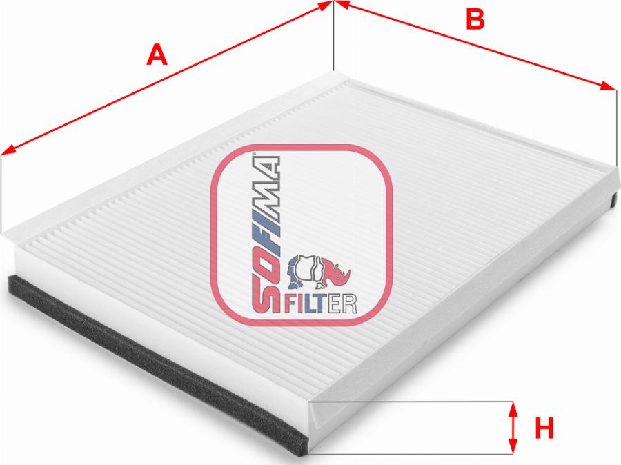 Sofima S 3137 C - Фільтр, повітря у салоні autodetail.com.ua