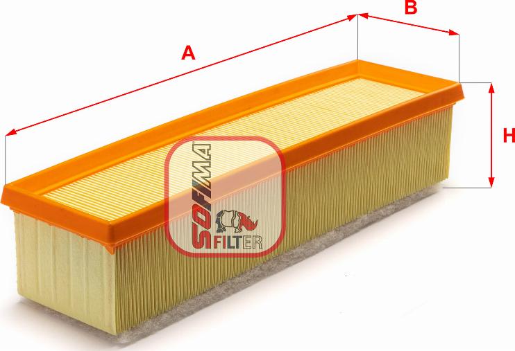 Sofima S 3A68 A - Повітряний фільтр autodetail.com.ua