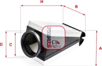 Sofima S 3B87 A - Повітряний фільтр autodetail.com.ua