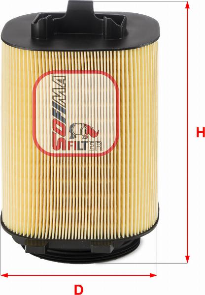 Sofima S 7A92 A - Повітряний фільтр autodetail.com.ua