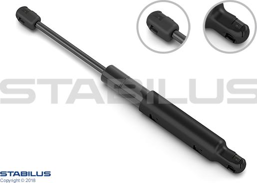 STABILUS 3474XK - Газова пружина, кришка капота autodetail.com.ua