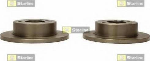 Starline PB 1687 - Гальмівний диск autodetail.com.ua