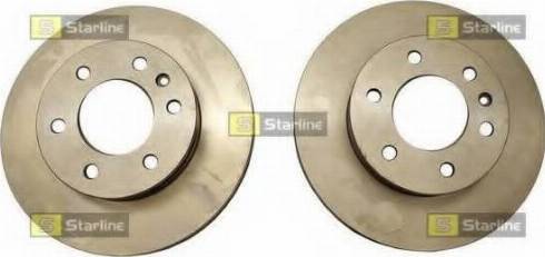 Starline PB 20455 - Гальмівний диск autodetail.com.ua