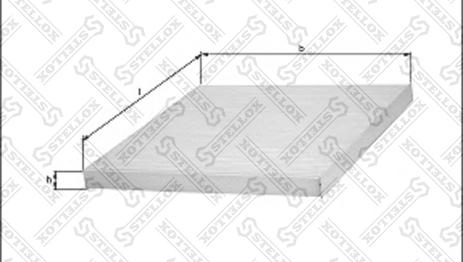 Stellox 71-10001-SX - Фільтр, повітря у салоні autodetail.com.ua