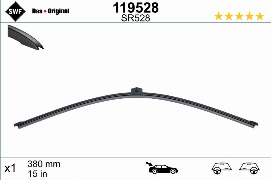 SWF 119528 - Щітка двірника autodetail.com.ua