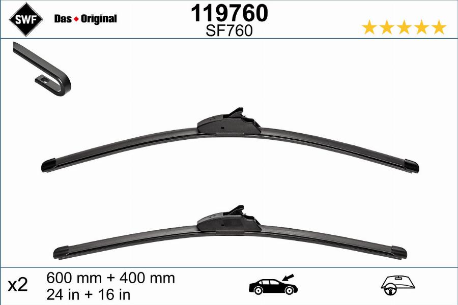 SWF 119760 - Щітка двірника autodetail.com.ua