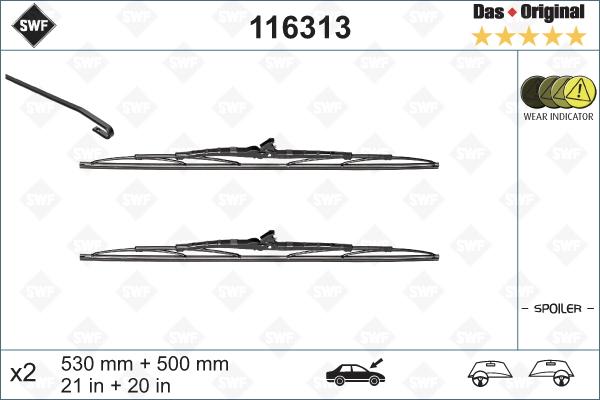 SWF 116313 - Щітка двірника autodetail.com.ua