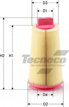 Tecneco Filters AR9680 - Повітряний фільтр autodetail.com.ua